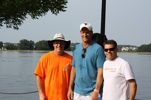 Tom Knoezer, Ron Blouw and JJ Link
